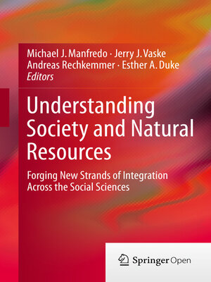 cover image of Understanding Society and Natural Resources